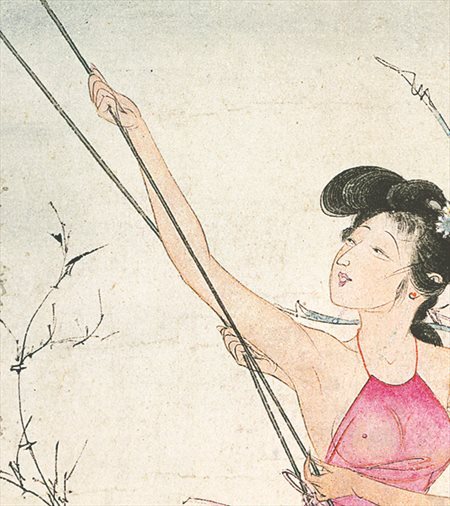 唐河-胡也佛的仕女画和最知名的金瓶梅秘戏图